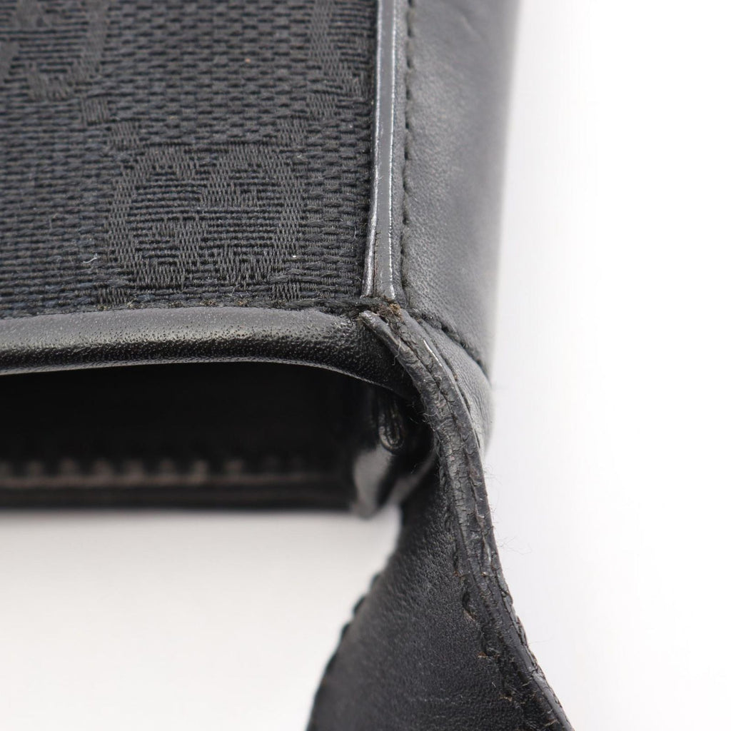 Gucci Shoulder Bag GG Canvas 019 Black — view 9