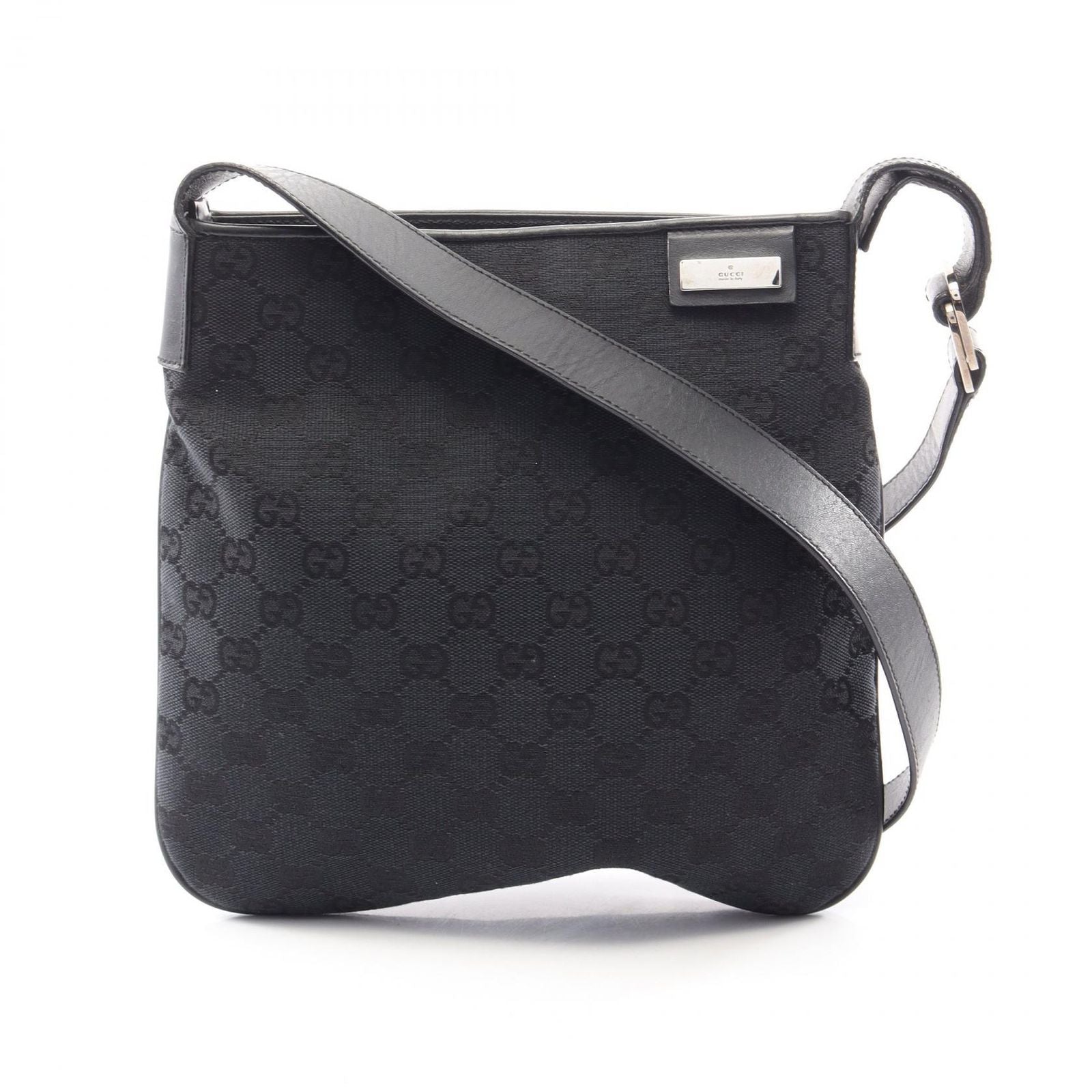 Gucci Shoulder Bag GG Canvas 019 Black