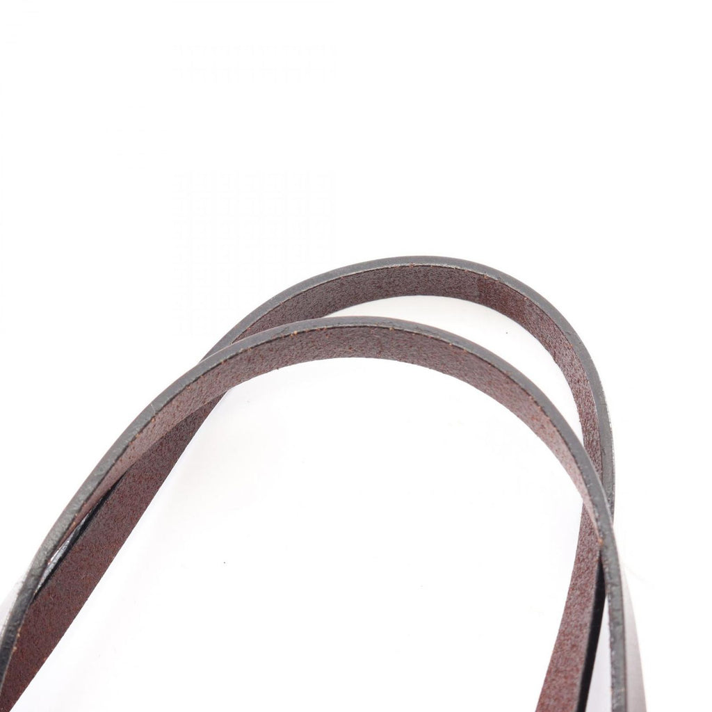 Fendi Tote Zucca Brown Dark Canvas Leather Hand — view 6