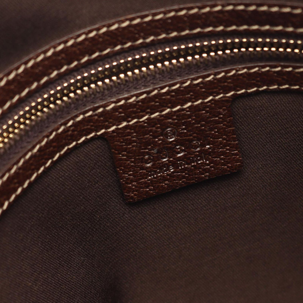 Gucci Shoulder Bag GG Canvas Beige Dark Brown — view 4