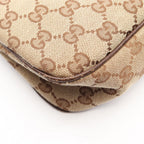 Gucci Shoulder Bag GG Canvas Beige Dark Brown — view 5