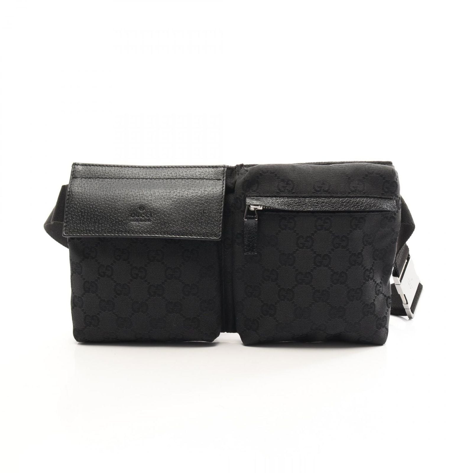 Gucci Waist Bag GG Canvas Black