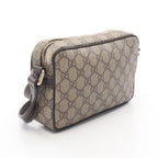 Gucci Shoulder Bag GG Supreme Beige Canvas Leather — view 2