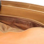 Celine Shoulder Bag Macadam Brown Canvas Leather — view 8
