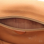 Celine Shoulder Bag Macadam Brown Canvas Leather — view 9