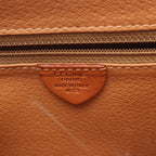 Celine Shoulder Bag Macadam Brown Canvas Leather — view 4