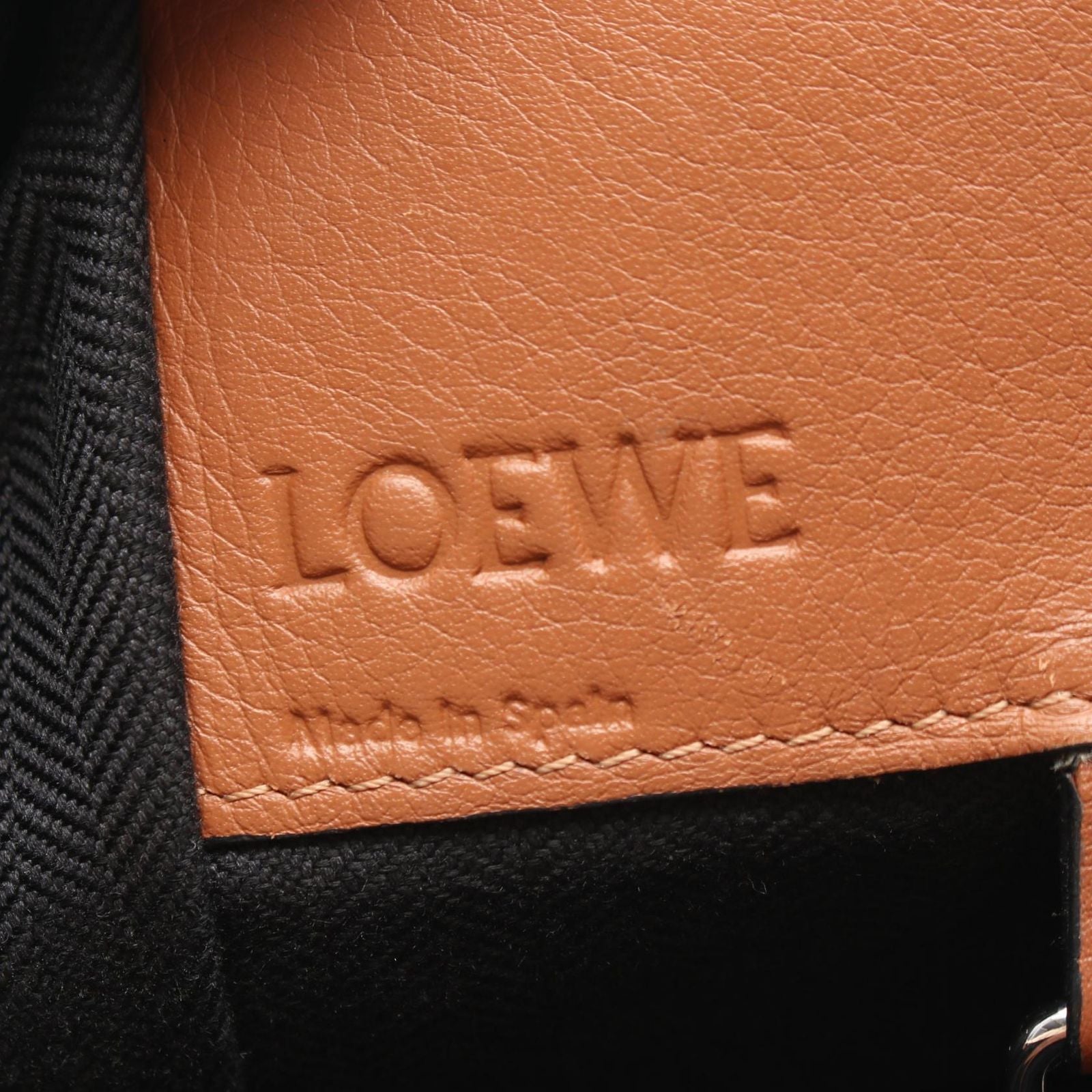 Loewe Handbag Hammock Small 2-Way Brown Leather Shoulder — view 4