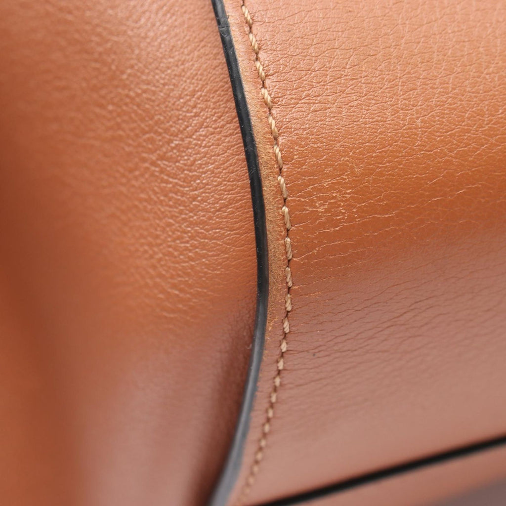 Loewe Handbag Hammock Small 2-Way Brown Leather Shoulder — view 6