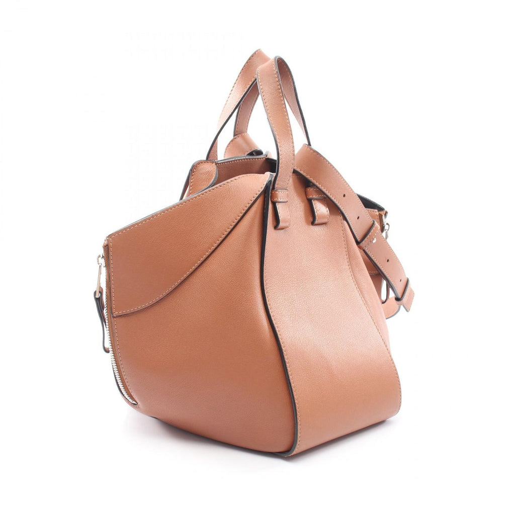 Loewe Handbag Hammock Small 2-Way Brown Leather Shoulder — view 2