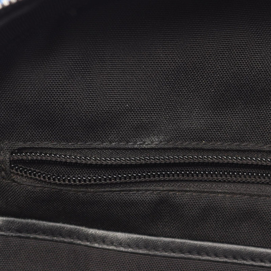 Saint Laurent Paris Backpack Logo Embroidery Navy — view 6
