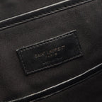 Saint Laurent Paris Backpack Logo Embroidery Navy — view 4