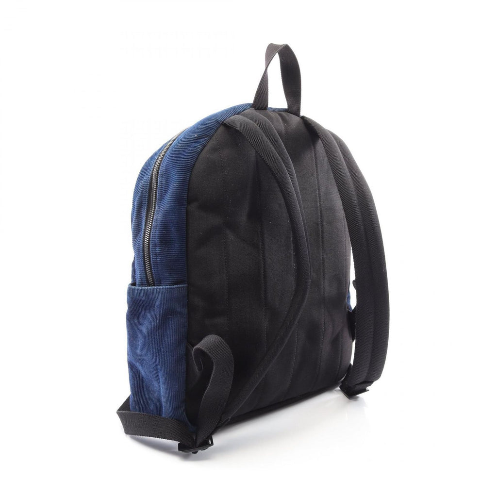 Saint Laurent Paris Backpack Logo Embroidery Navy — view 2