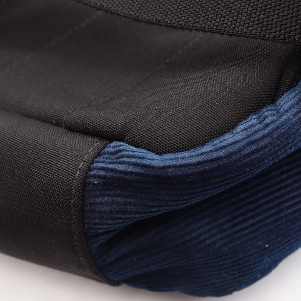 Saint Laurent Paris Backpack Logo Embroidery Navy — view 8