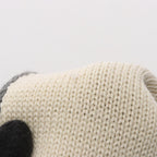 Chanel Scarf CC Logo Gray White Wool Silk — view 6