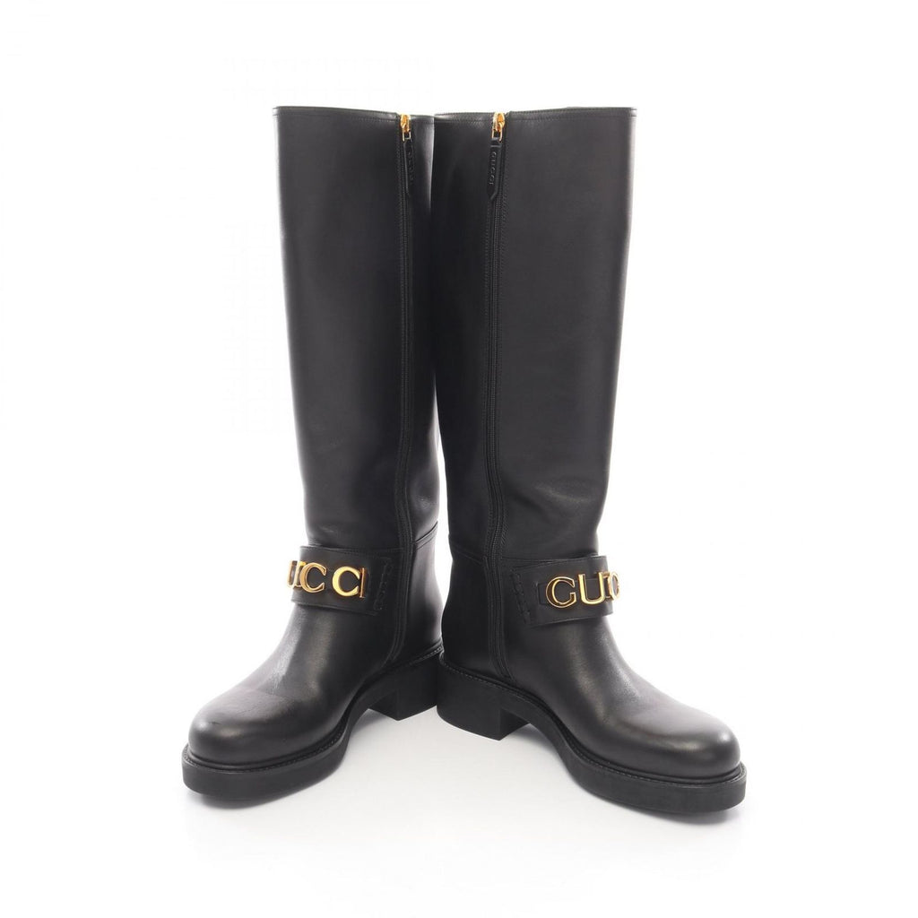 Gucci Boots Logo Long Leather — view 3