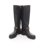 Gucci Boots Logo Long Leather — view 3