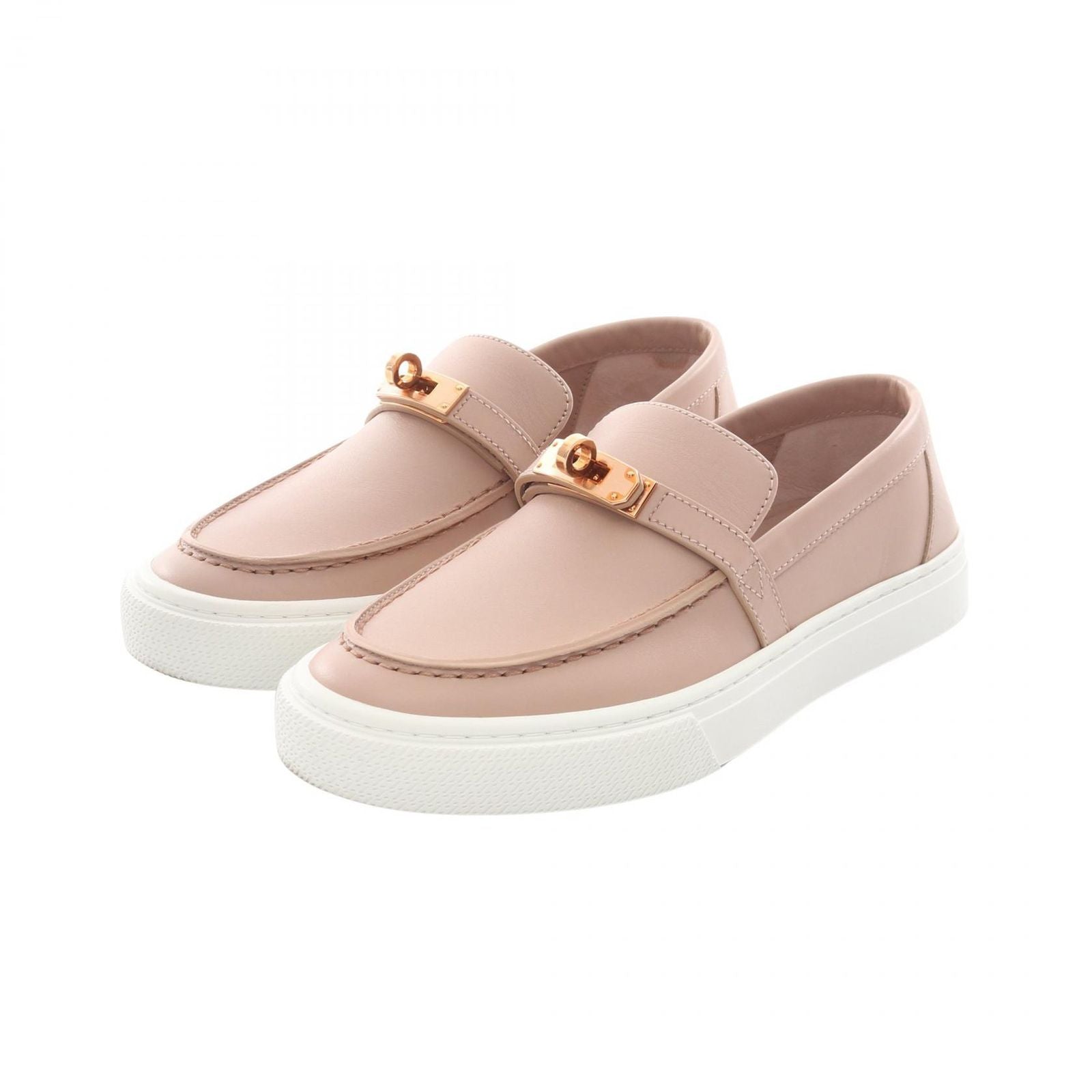 Hermes Slip on Game Kelly Buckle Leather Sneakers