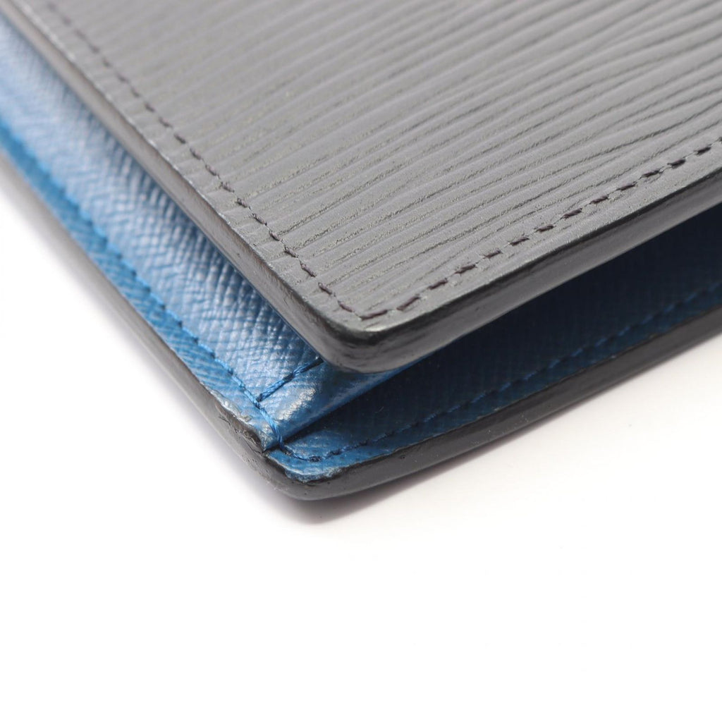 Louis Vuitton Bifold Wallet Portefeuille Brazza Epi Damier Graphite Leather — view 8
