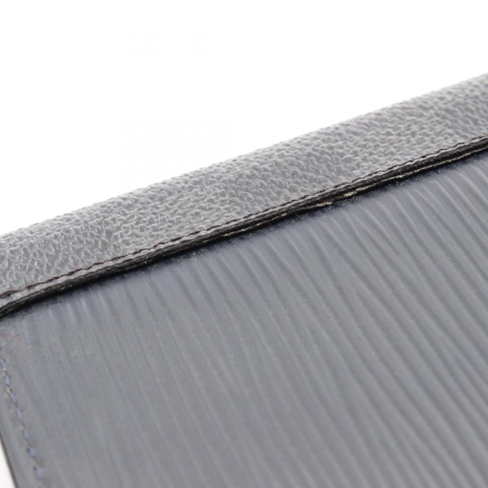 Louis Vuitton Bifold Wallet Portefeuille Brazza Epi Damier Graphite Leather — view 9
