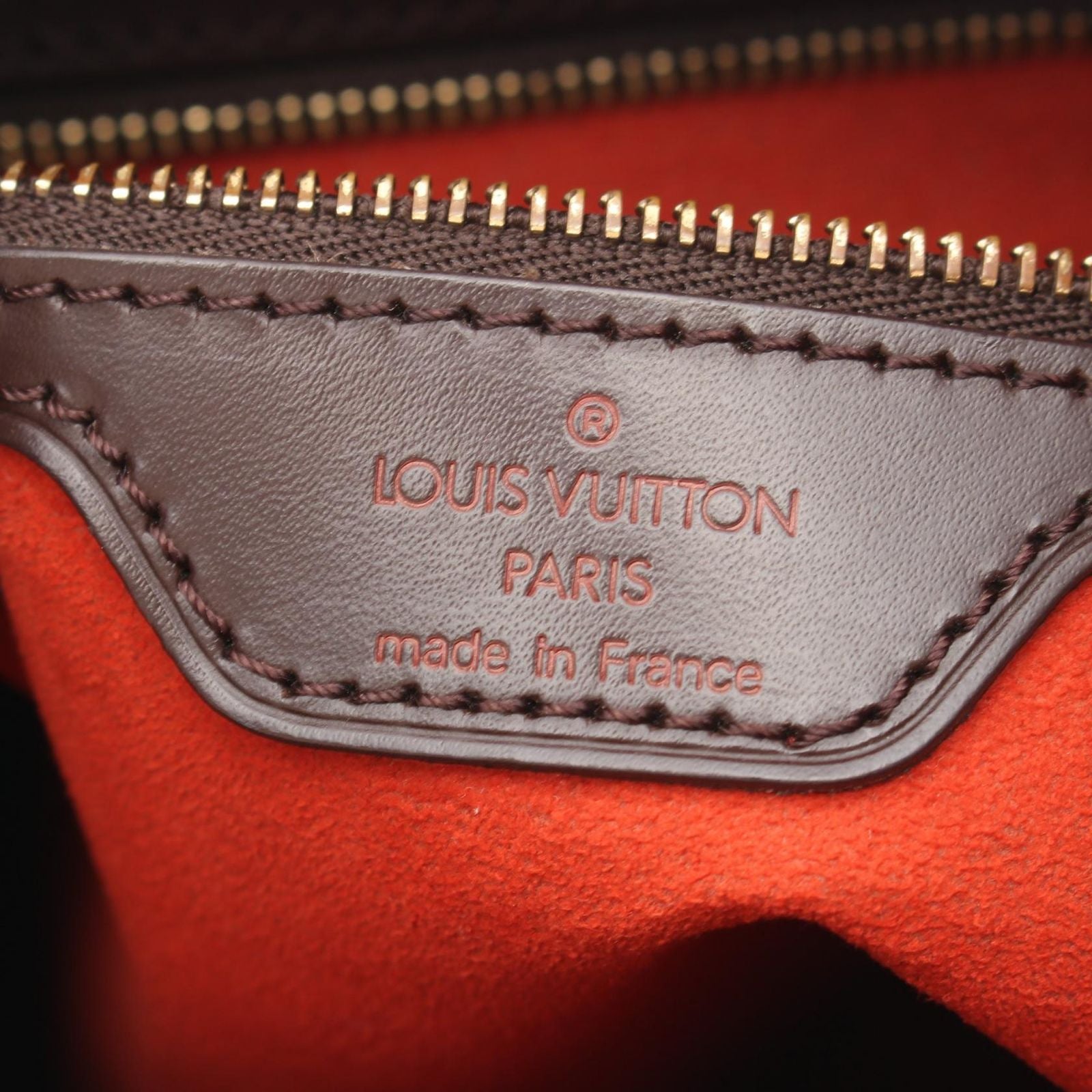 Louis Vuitton Shoulder Bag Looping GM Damier Ebene Canvas Leather — view 4