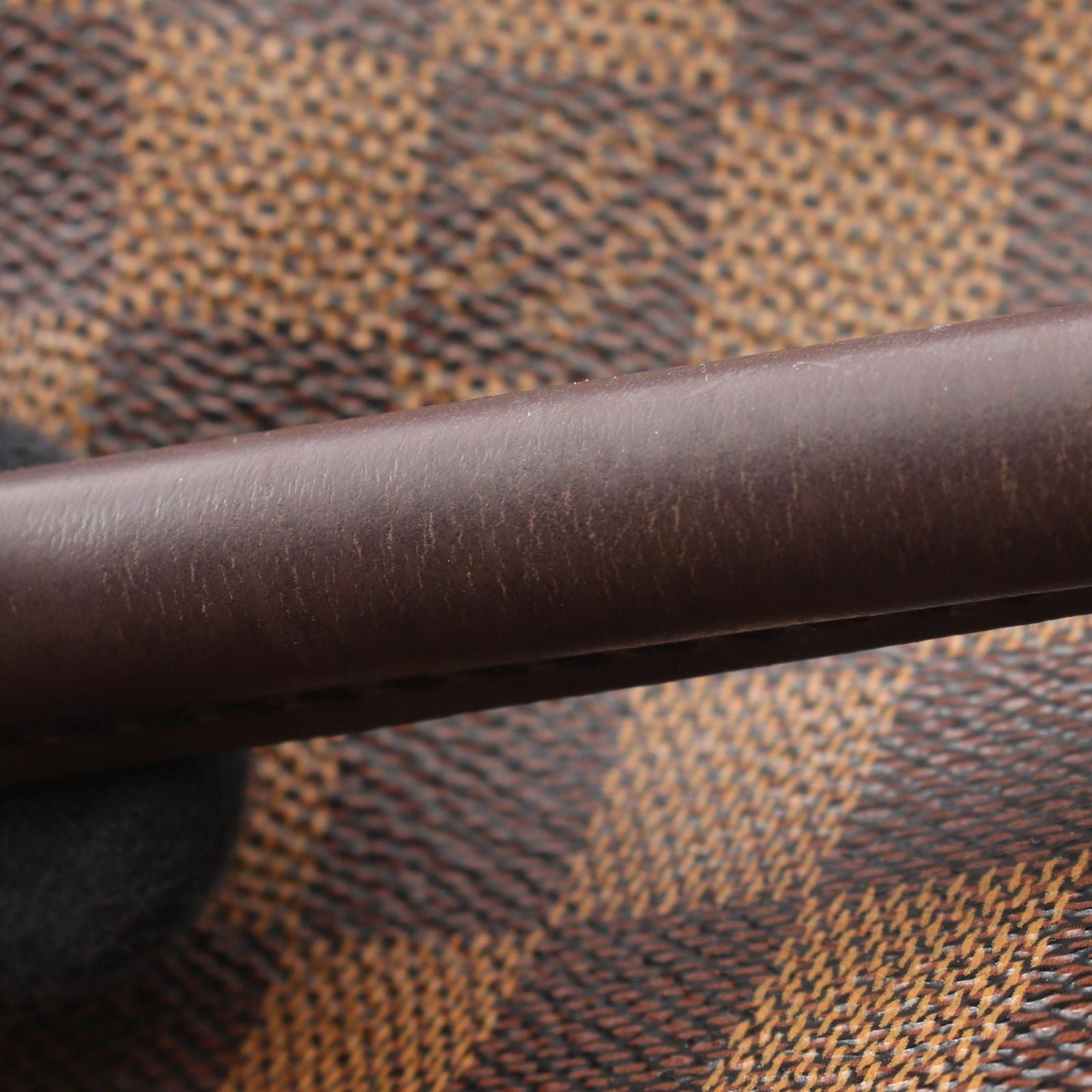 Louis Vuitton Shoulder Bag Looping GM Damier Ebene Canvas Leather — view 8