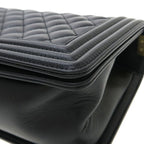 Chanel Boy Caviar Chain Messenger — view 7