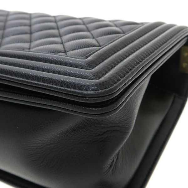 Chanel Boy Caviar Chain Messenger — view 7