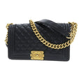 Chanel Boy Caviar Chain Messenger