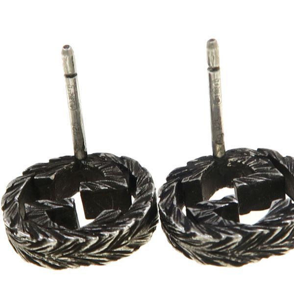 Gucci Interlocking Earrings Silver — view 4