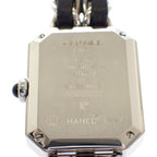 Chanel Premier M Watch Stainless Steel Quartz Black Dial Silver — view 9