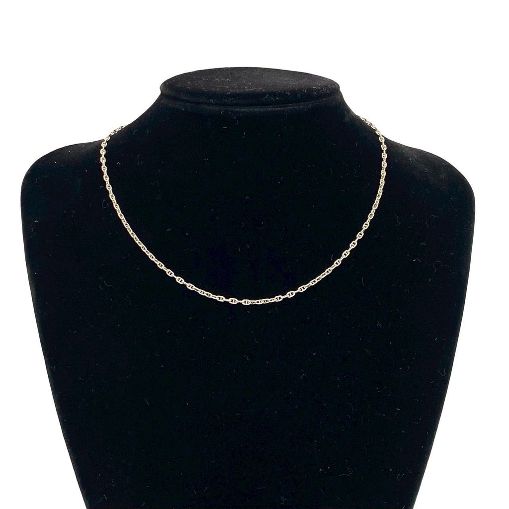 Hermes Chaine D'ancre Series Necklace 925 Sterling Silver Chain — view 2
