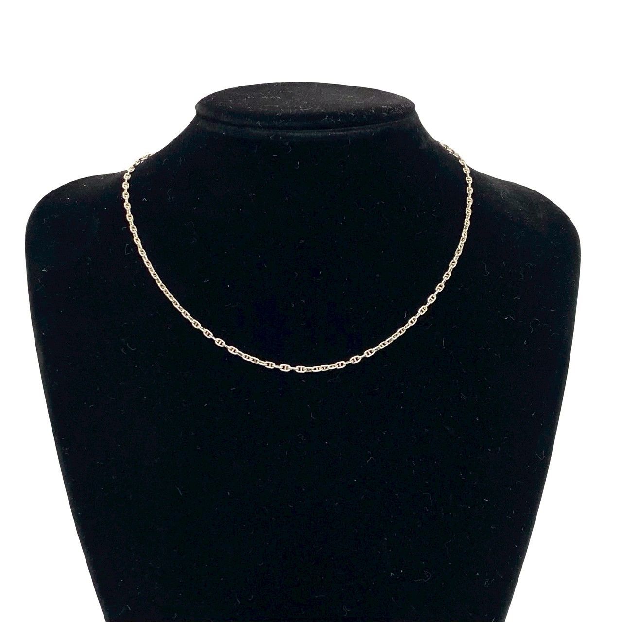 Hermes Chaine D'ancre Series Necklace 925 Sterling Silver Chain — view 2