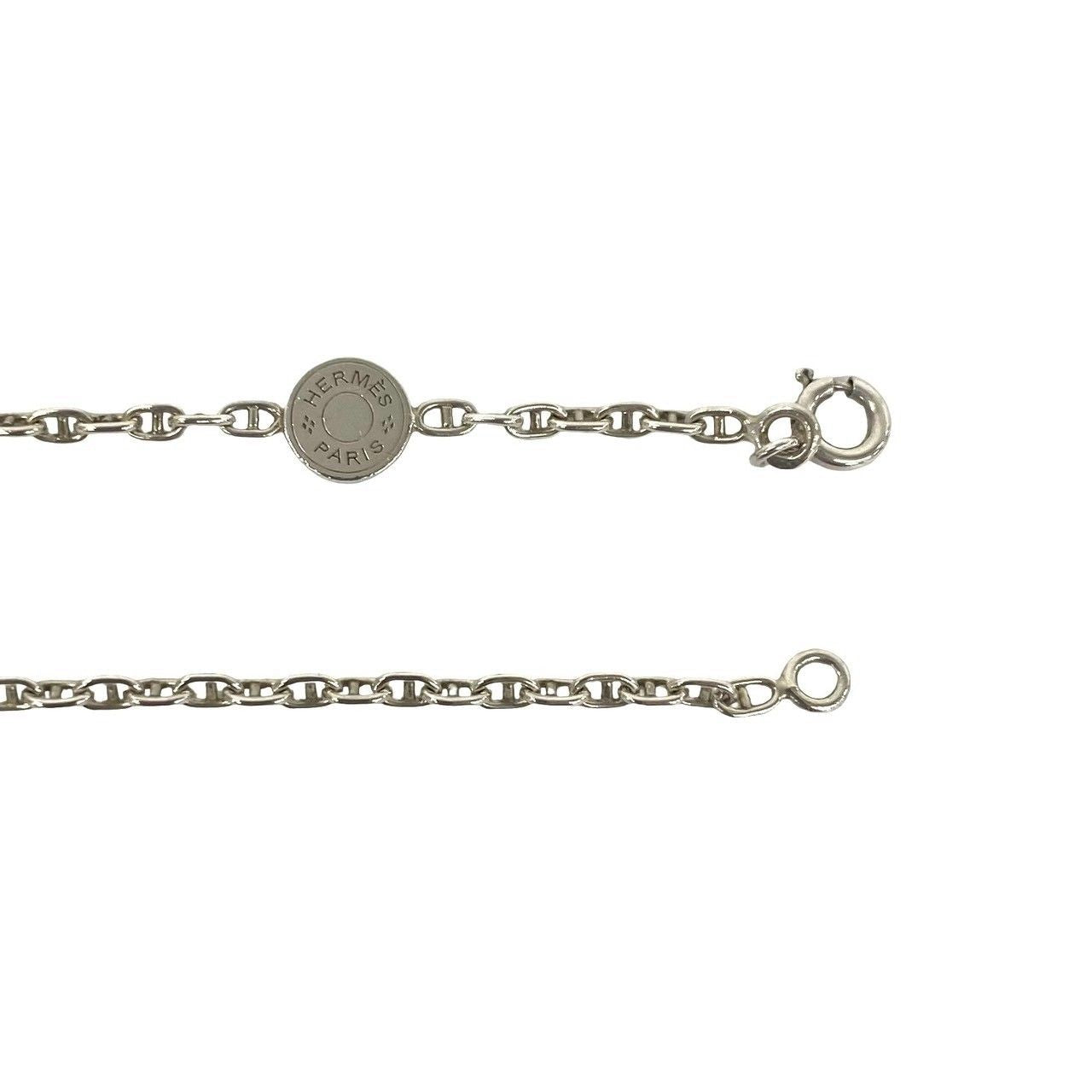Hermes Chaine D'ancre Series Necklace 925 Sterling Silver Chain — view 4