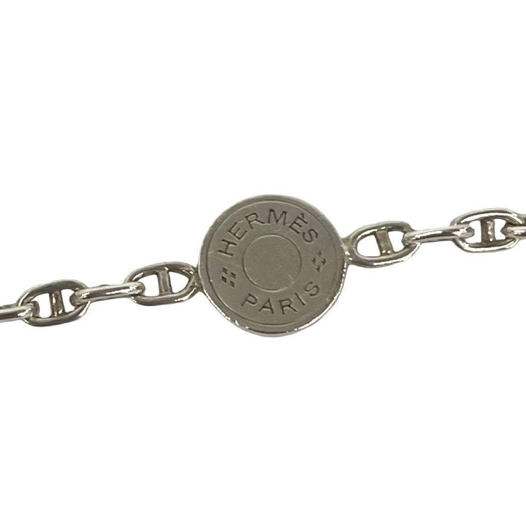 Hermes Chaine D'ancre Series Necklace 925 Sterling Silver Chain — view 3