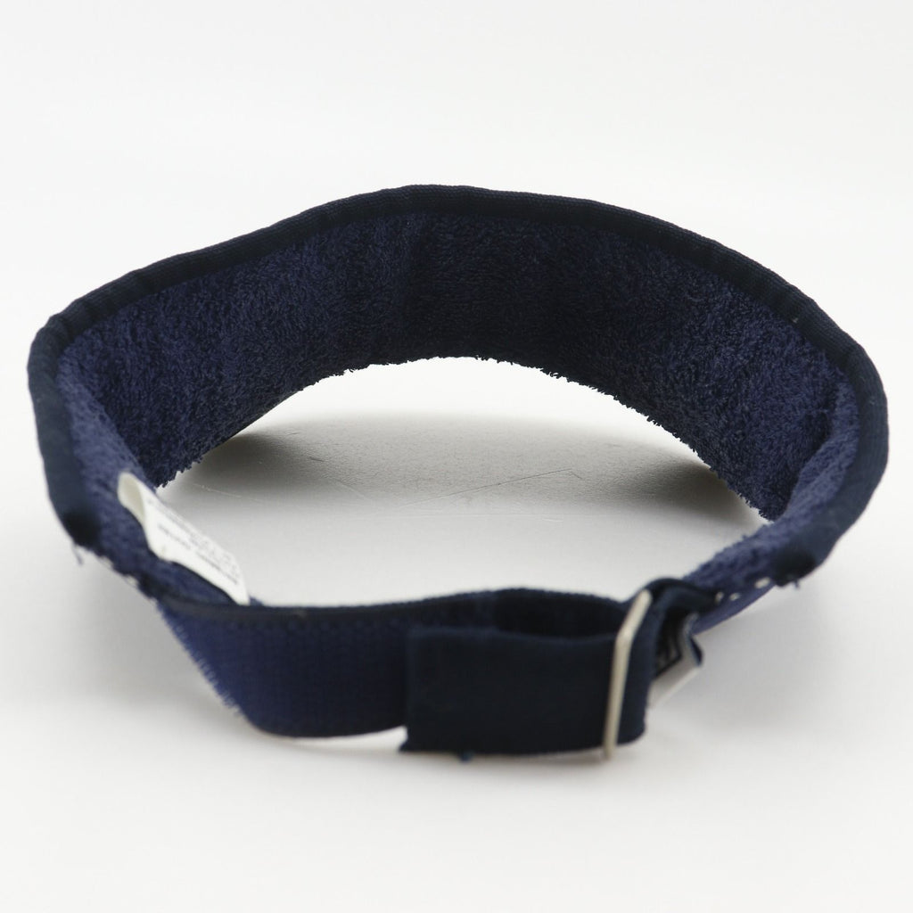 Chanel Sports Line CC Logo Nylon Navy Blue Sun Visor Shoulder — view 3