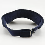 Chanel Sports Line CC Logo Nylon Navy Blue Sun Visor Shoulder — view 3