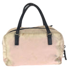 Prada Tessuto Bijou Pink Black Silver Nylon Handbag — view 2