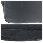 Gucci Sherry Line Logo Plate Black Nylon Clutch — view 6