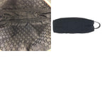 Gucci Sherry Line Logo Plate Black Nylon Clutch — view 9
