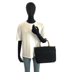 Gucci Bamboo Black Silver Nylon 000 Tote — view 6