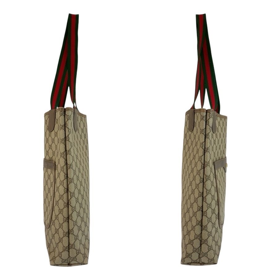 Gucci Vintage Sherry Line GG Supreme Canvas Tote Shoulder — view 8