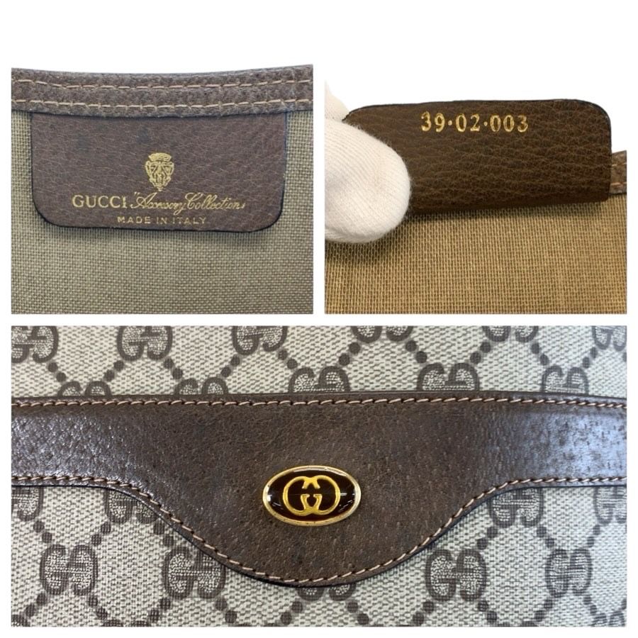 Gucci Vintage Sherry Line GG Supreme Canvas Tote Shoulder — view 3