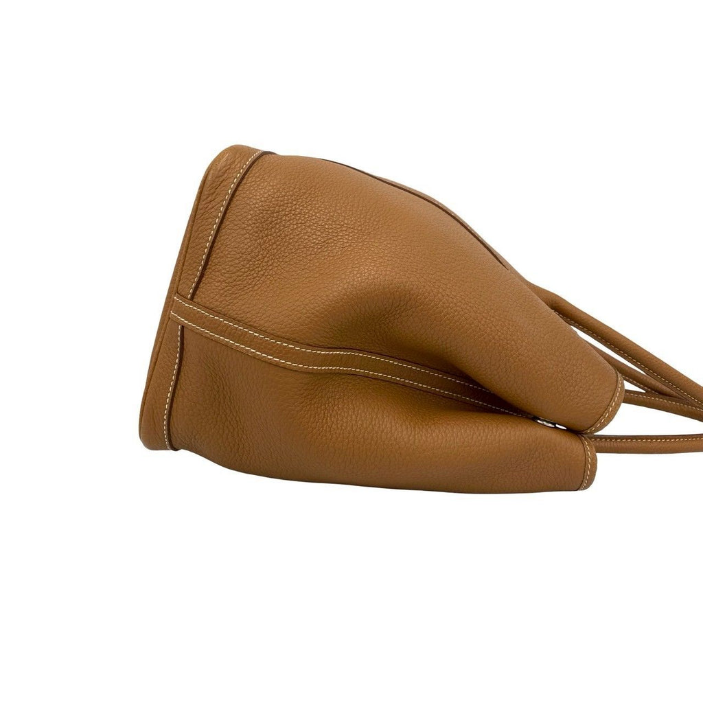 Hermes Garden Party PM Negonda Logo Tote Gold — view 6