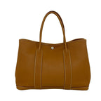 Hermes Garden Party PM Negonda Logo Tote Gold — view 3