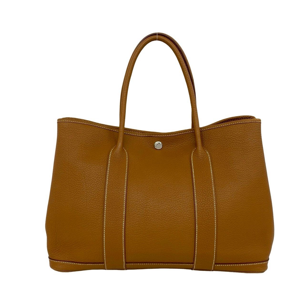 Hermes Garden Party PM Negonda Logo Tote Gold — view 3