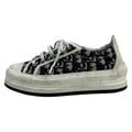 Dior Sneakers 36 Navy Beige White Walk'n' Oblique