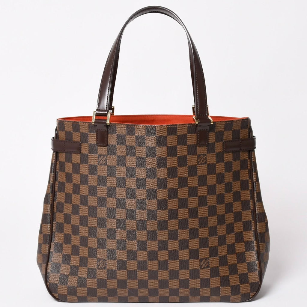Louis Vuitton Damier Uzes Brown Tote Bag Canvas Gold — view 2