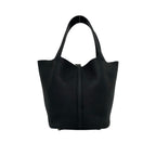Hermes Picotin Lock PM Taurillon Clemence Leather Handbag Mini Tote Black — view 3