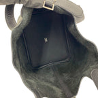 Hermes Picotin Lock PM Taurillon Clemence Leather Handbag Mini Tote Black — view 9