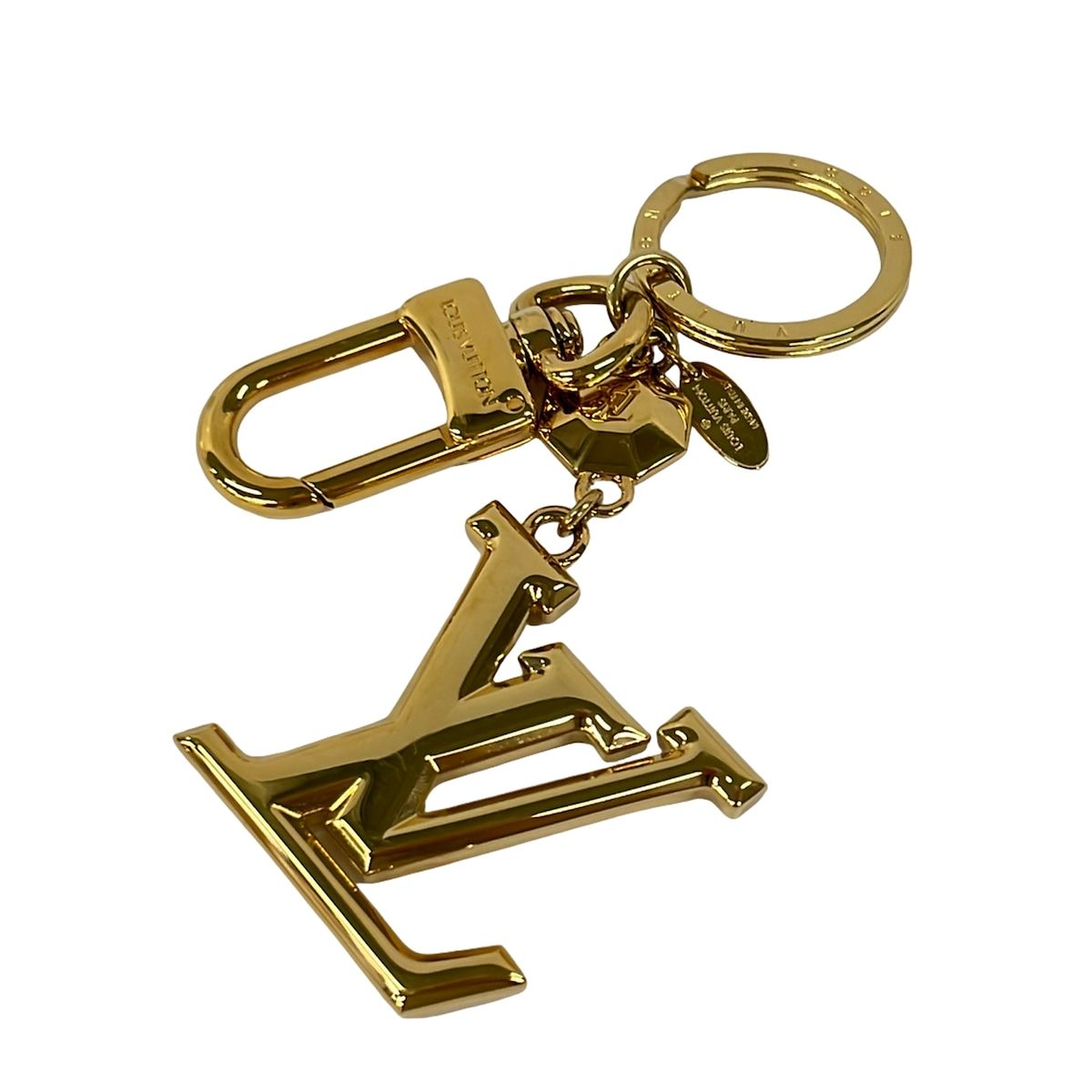 Louis Vuitton Key Holder Porte Cles LV Facet Gold